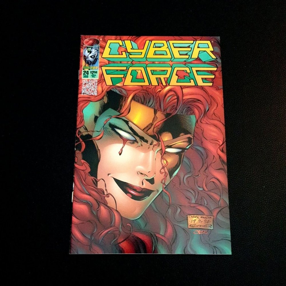 Image Comics Cyber Force 24 June 1996 Book Collector Silvestri Holguin Finch